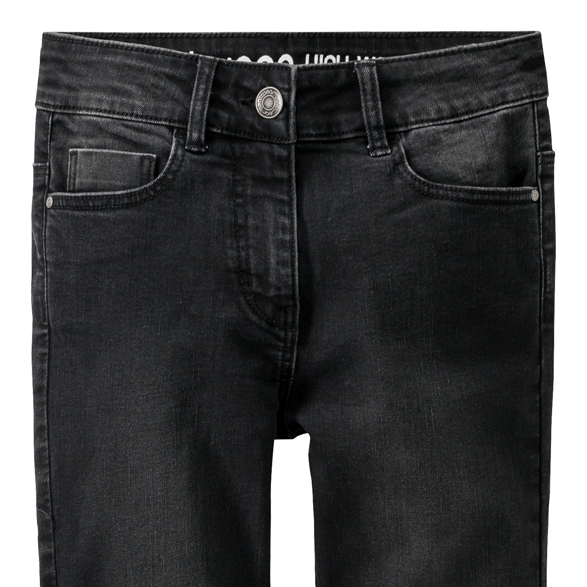 Mädchen Slim-Jeans mit High Waist