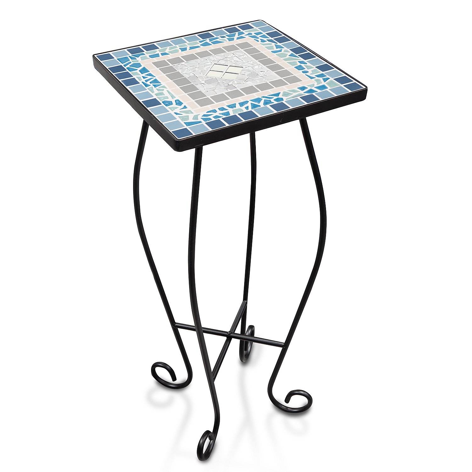 Flip Keramik-Mosaik mini, blau-mix, 10–20 mm, 200 g