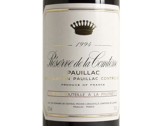 Reserve de la Comtesse 2011 Bordeaux Pauillac