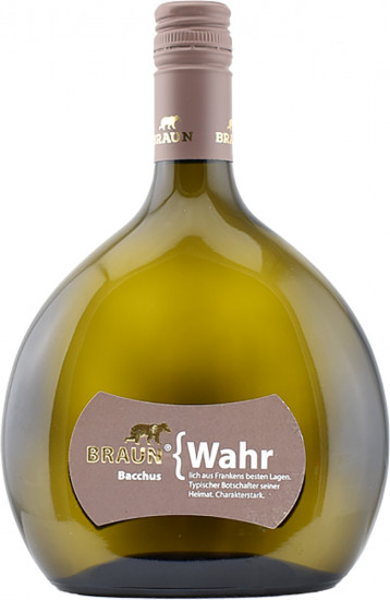2022 { Wahr Bacchus Kabinett feinherb - Familienweingut Braun