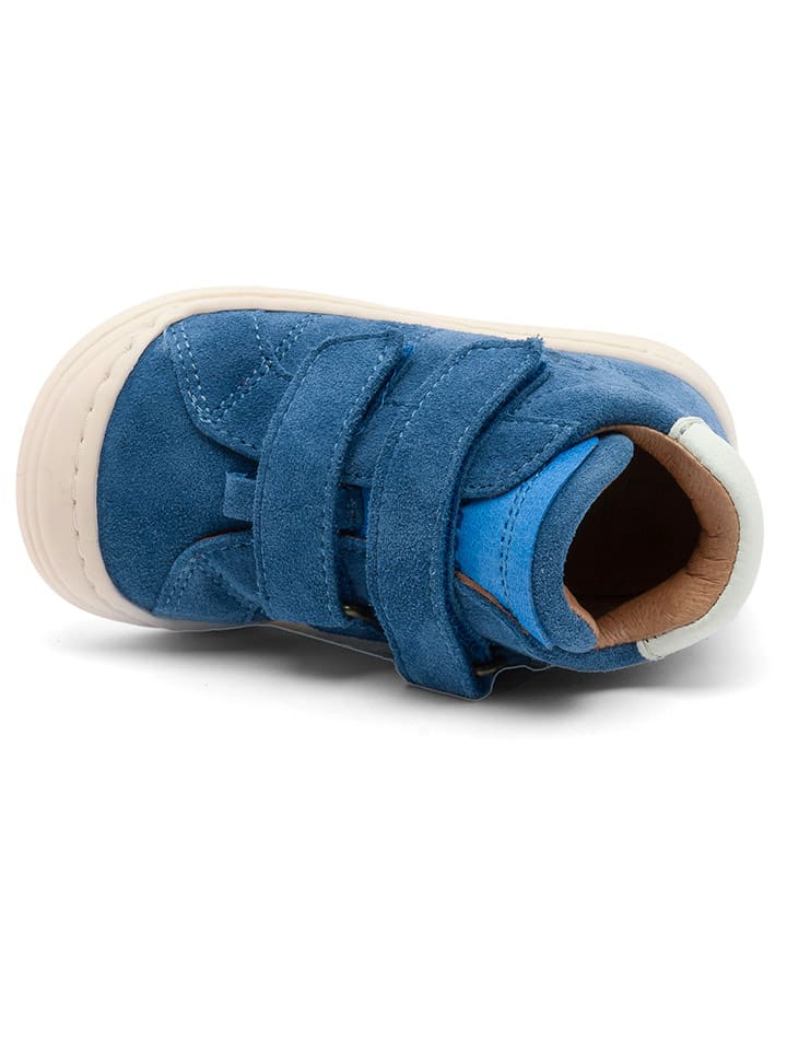 bisgaard Leder-Lauflernschuhe in Blau/ Weiß günstig kaufen