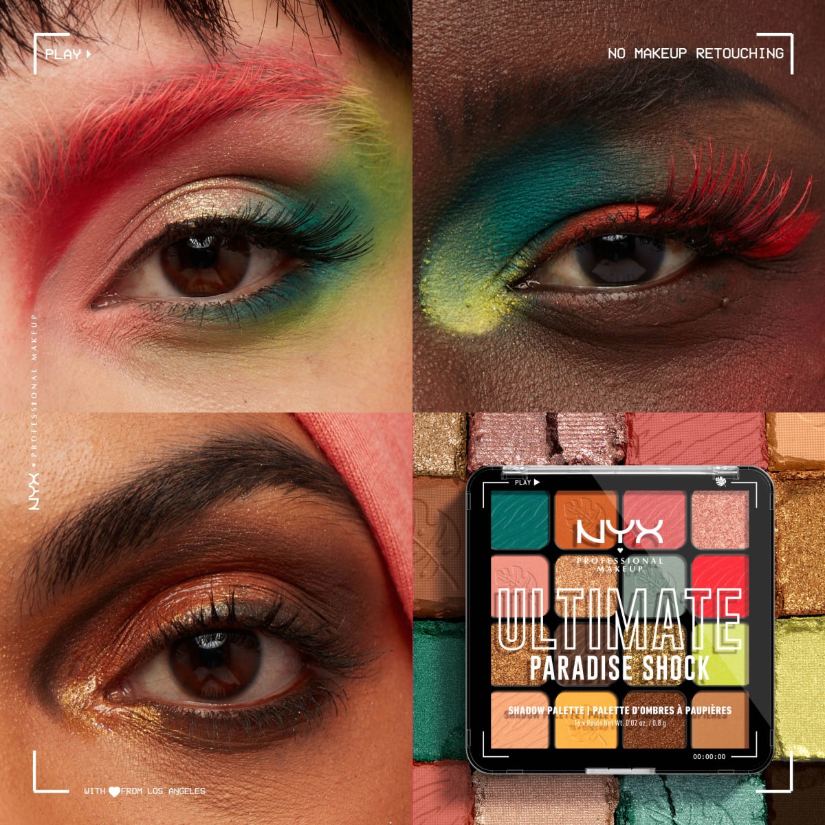 Lidschatten Palette Ultimate 02W Paradise Shock, 12,8 g