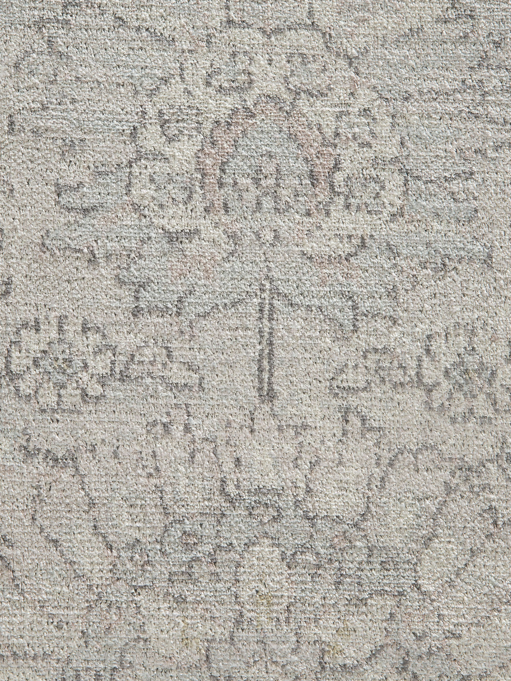 Nafar Vintage-Teppich, Hellblau/rosa