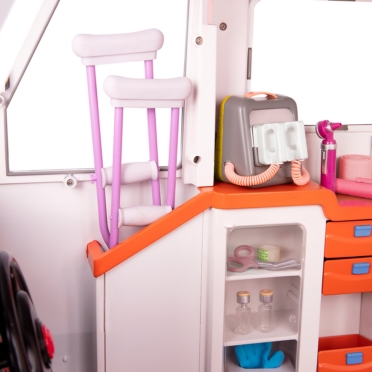 Krankenwagen mit Zubehör