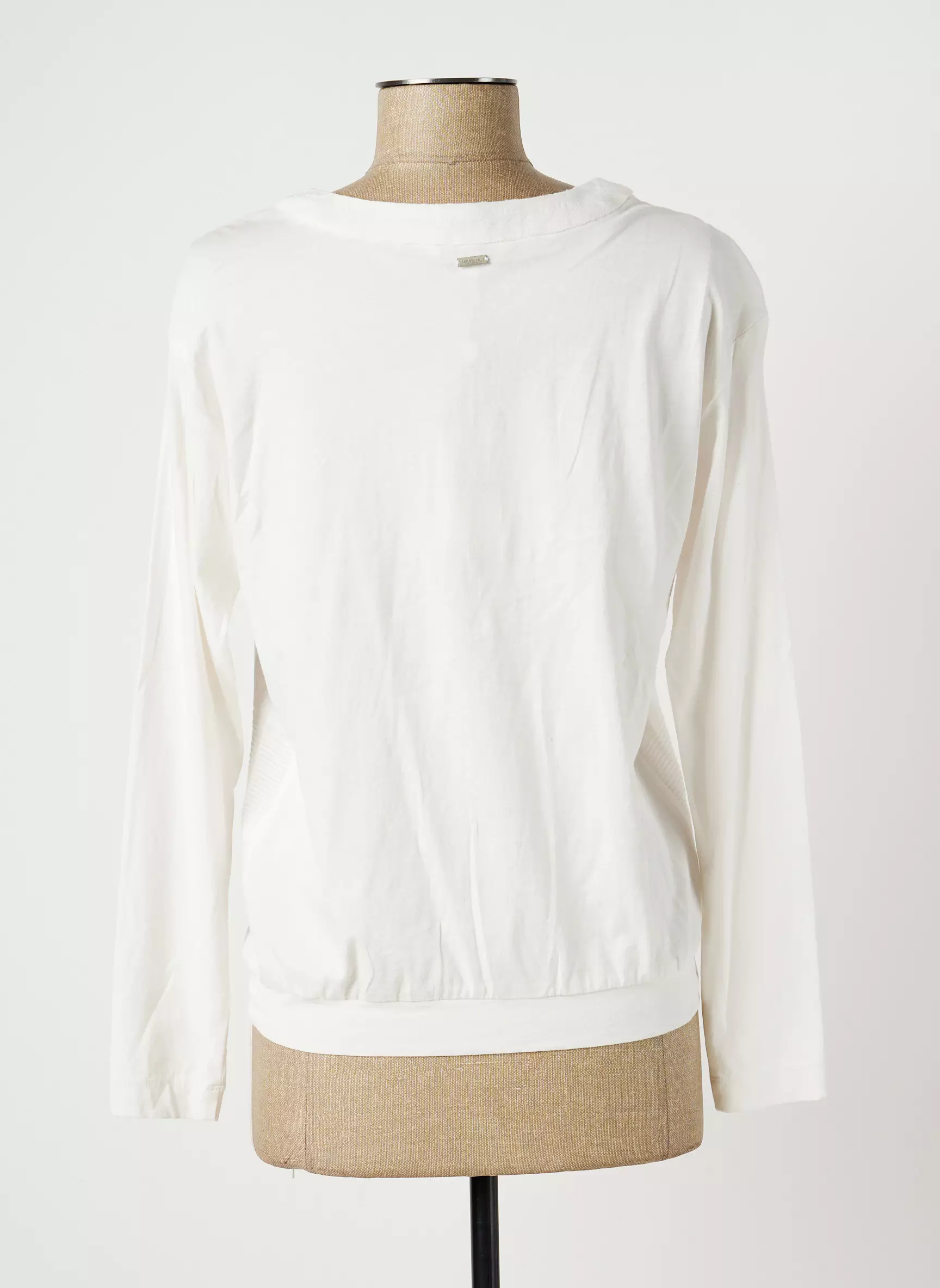 Sandwich Vestesimilicuir Femme couleur blanc