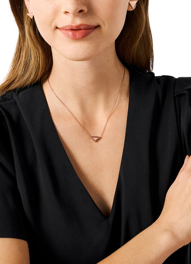 Emporio Armani Sentimental necklace and stud earrings set of 2 EGS3121SET