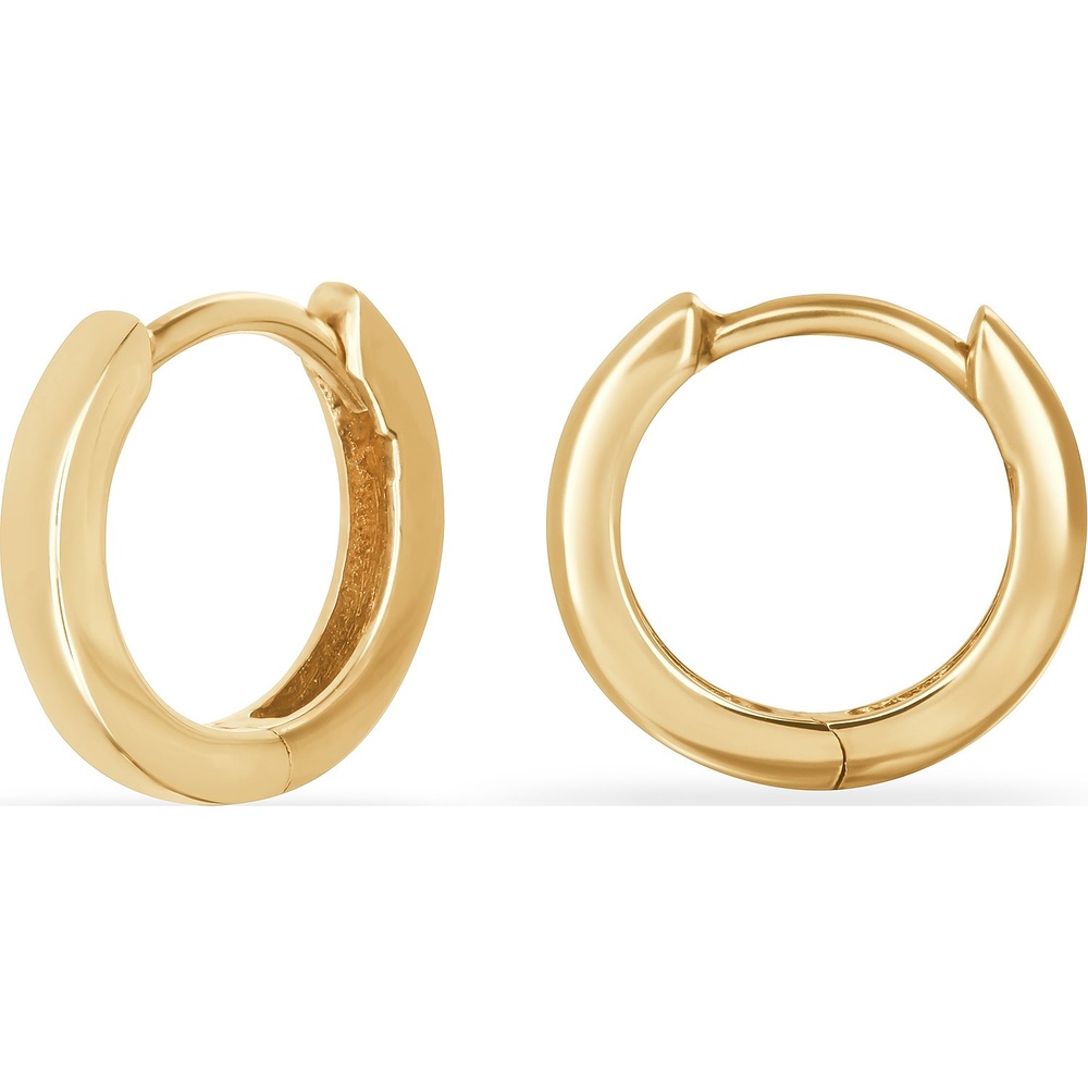 FAVS Créoles 375 Or jaune Boucles d'oreilles