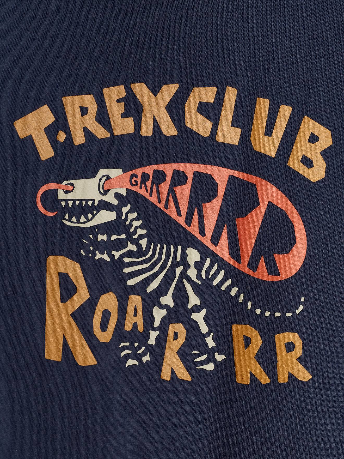 Vertbaudet Jungen T-Shirt, Dinosaurier - nachtblau
