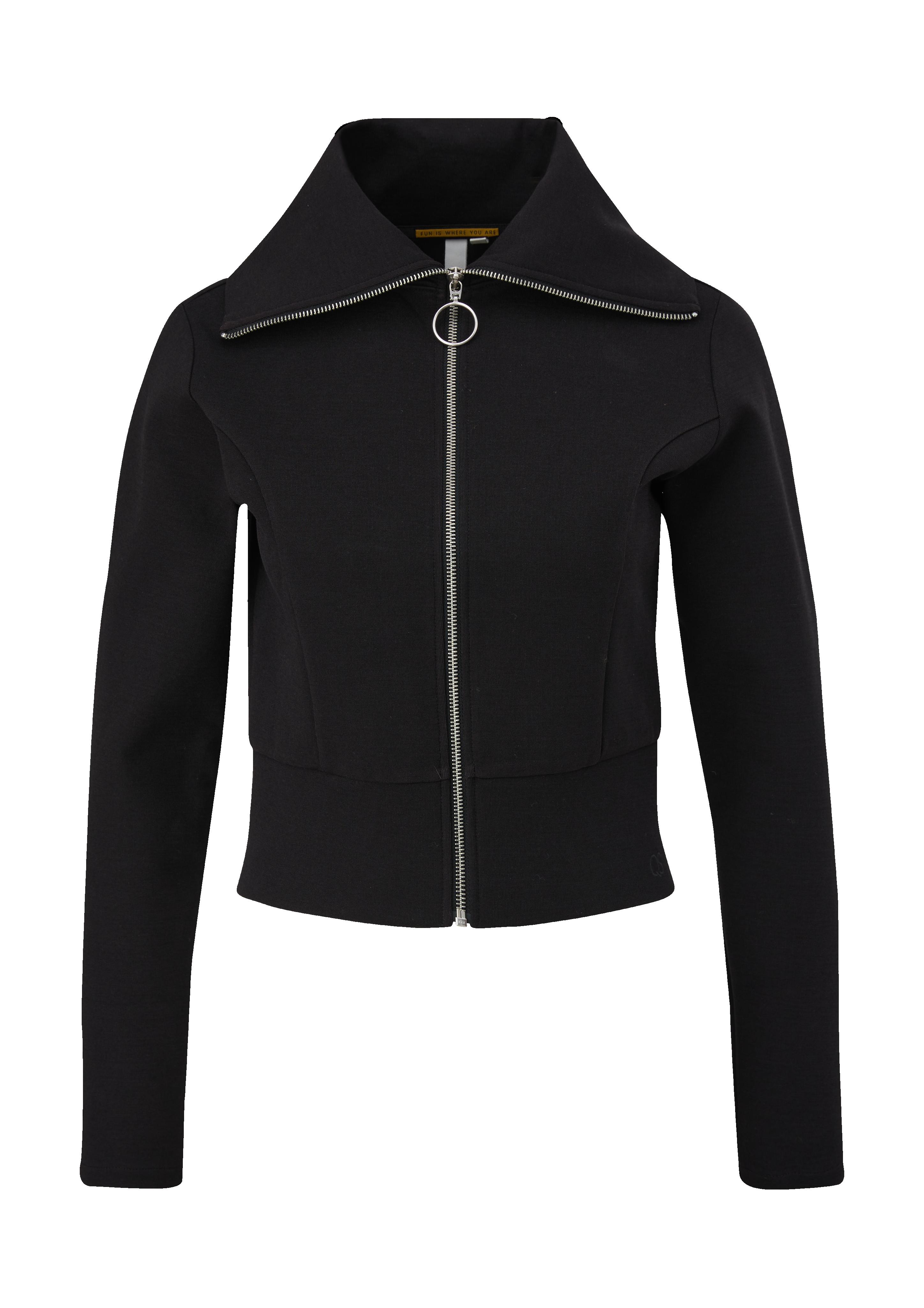 Sweatjacke mit Umlegekragen  2126081-9999