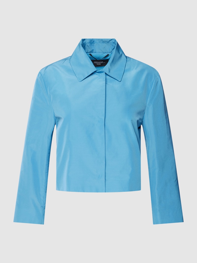 Blazer mit Umlegekragen Modell 'CANDIDA' in rauchblau