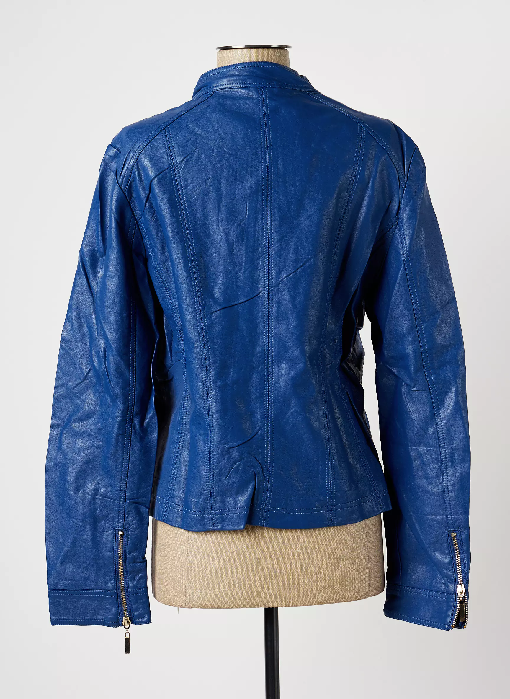 Multiples Vestesimilicuir Femme couleur bleu