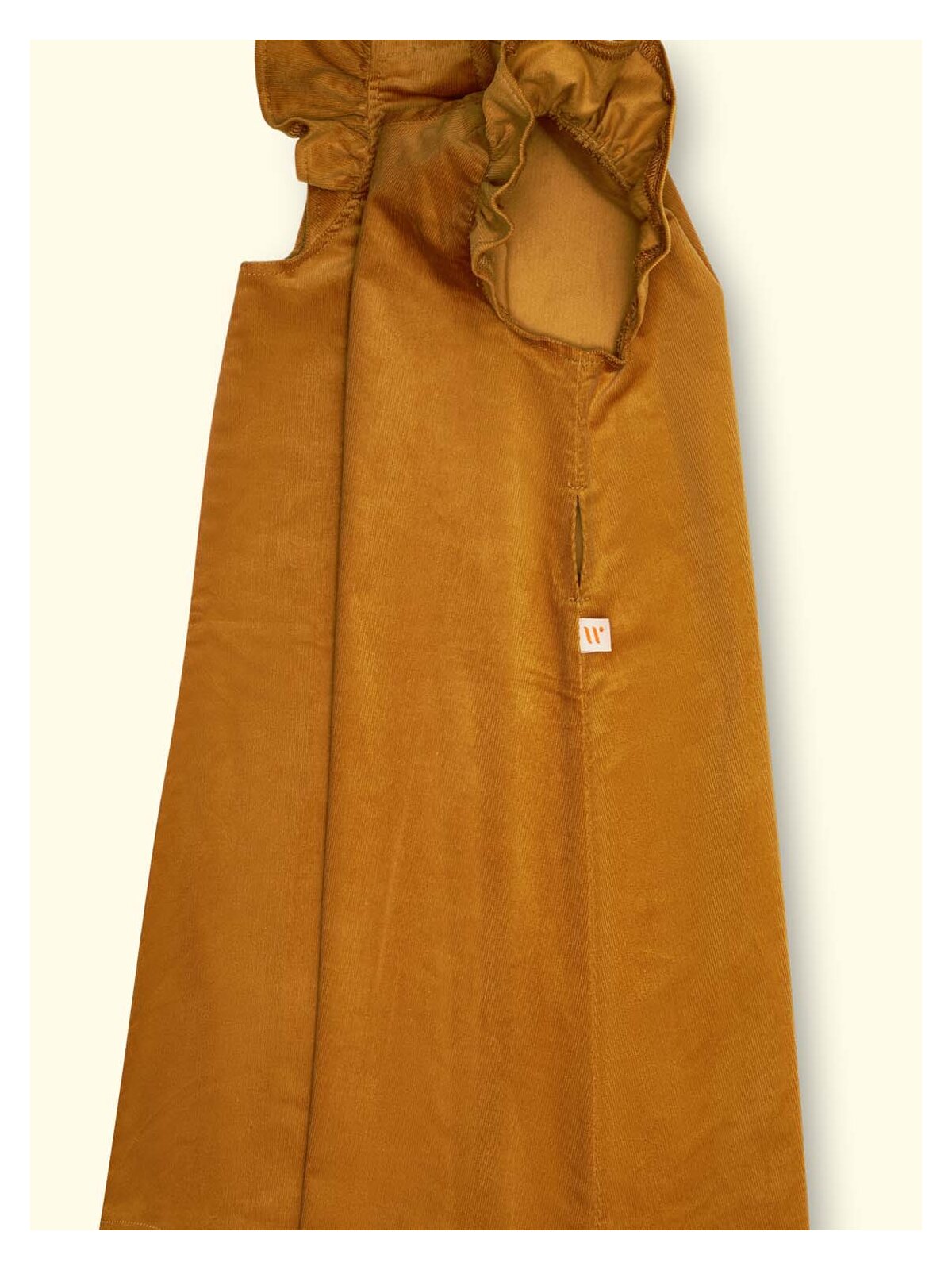 Wombly Coco Cordkleid kurkuma