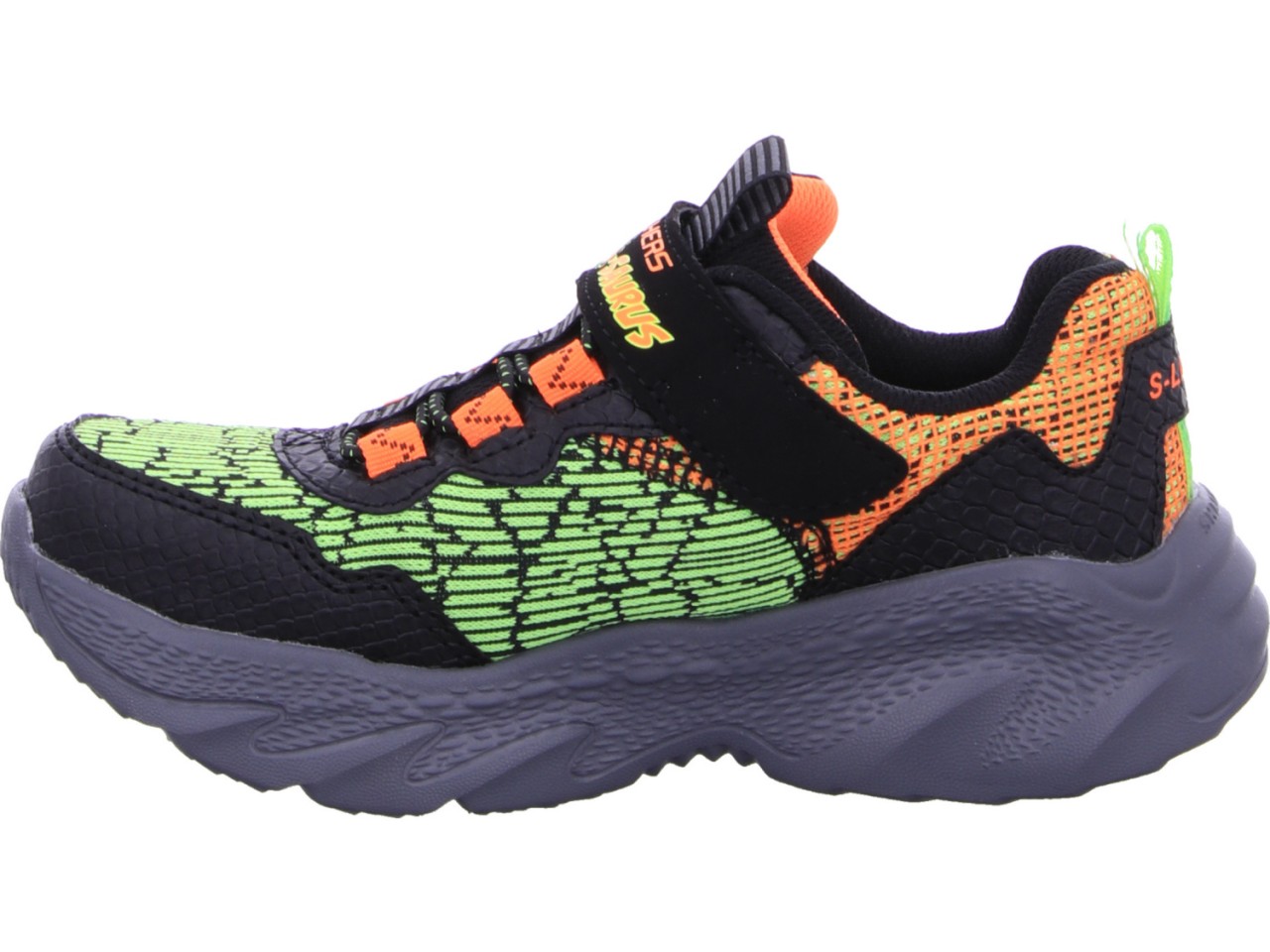 SKECHERS Jungen Halbschuhe schwarz S Lights - DINO LIGHTS