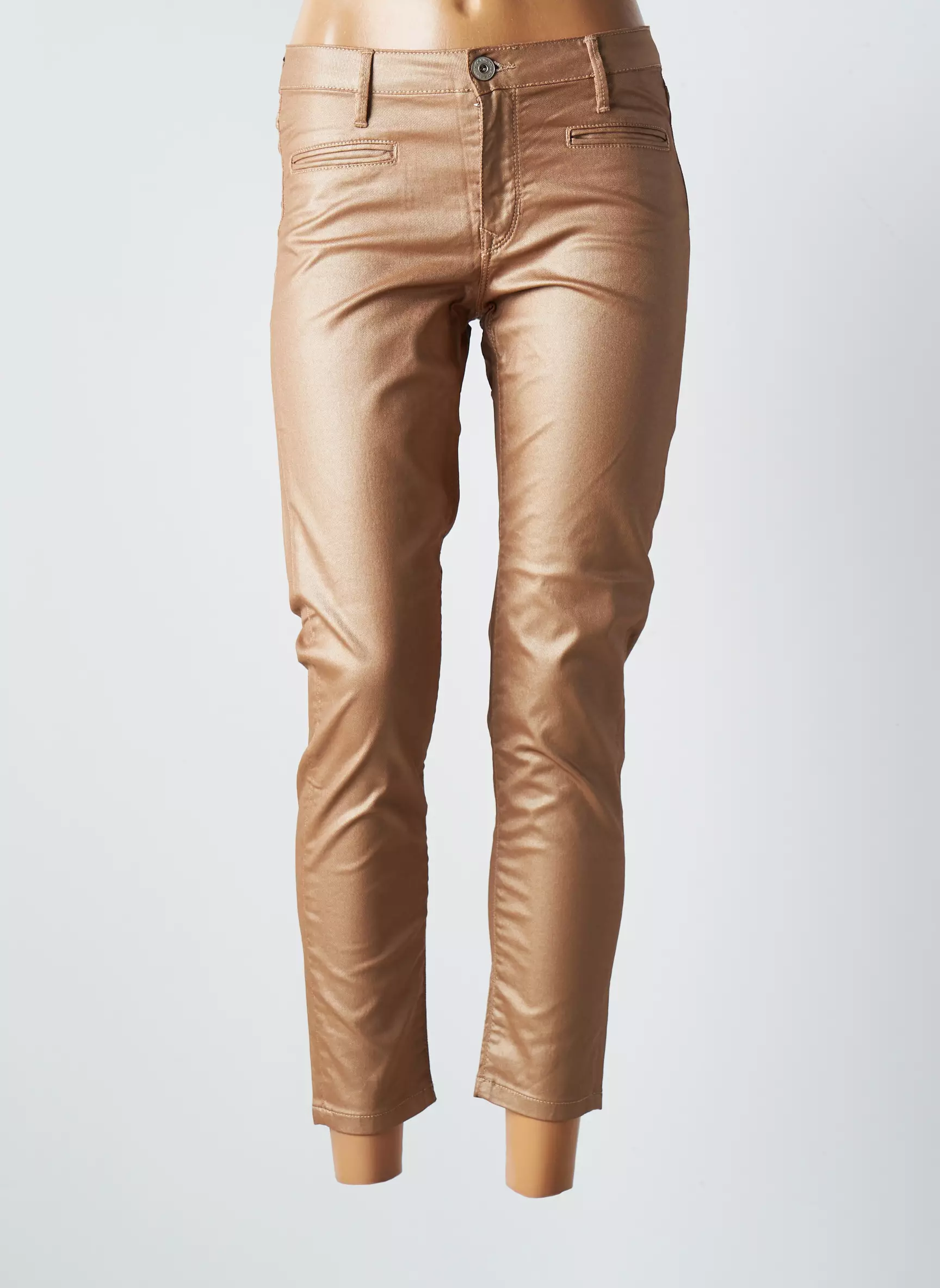 Denim Studio Pantalon7 8 Femme couleur beige