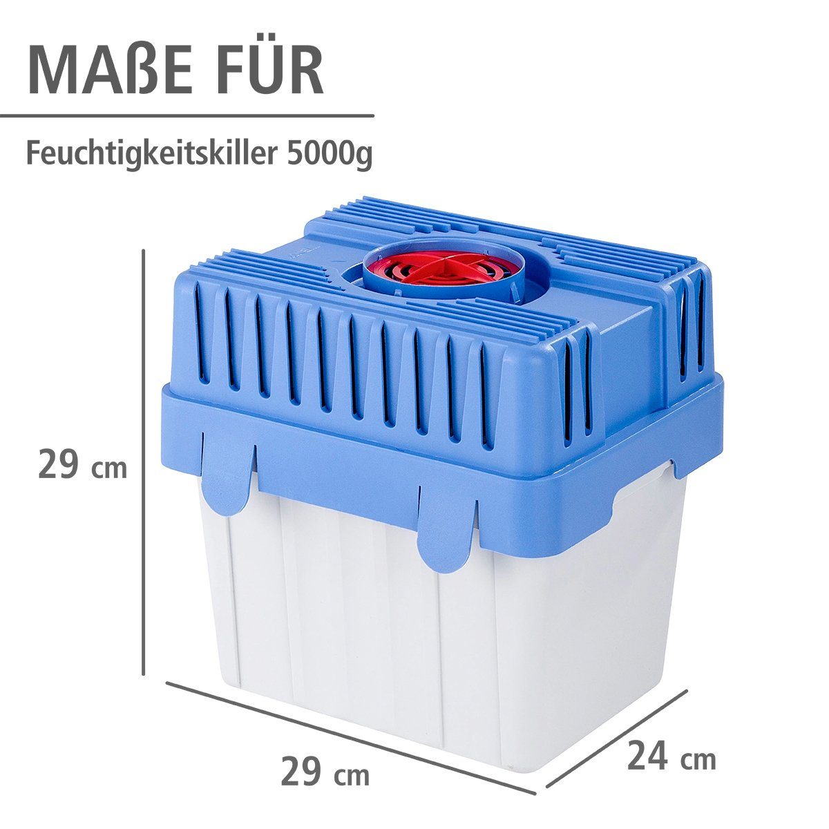WENKO Luftentfeuchter Feuchtigkeitskiller, für 400 m³ Räume, Tank 8 l, inkl. 5 kg Granulat