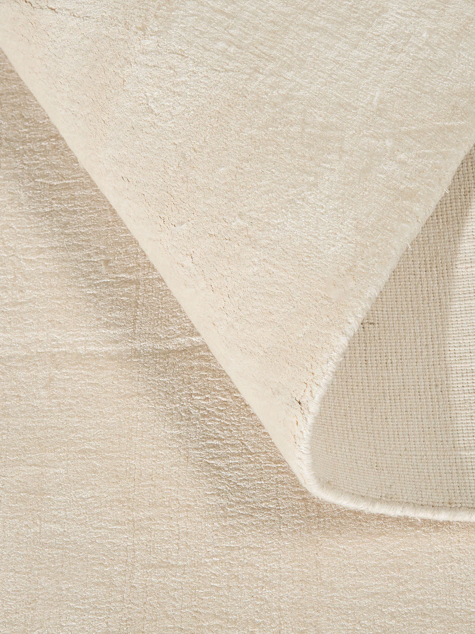 Cottanello Viskose-Teppich, Offwhite