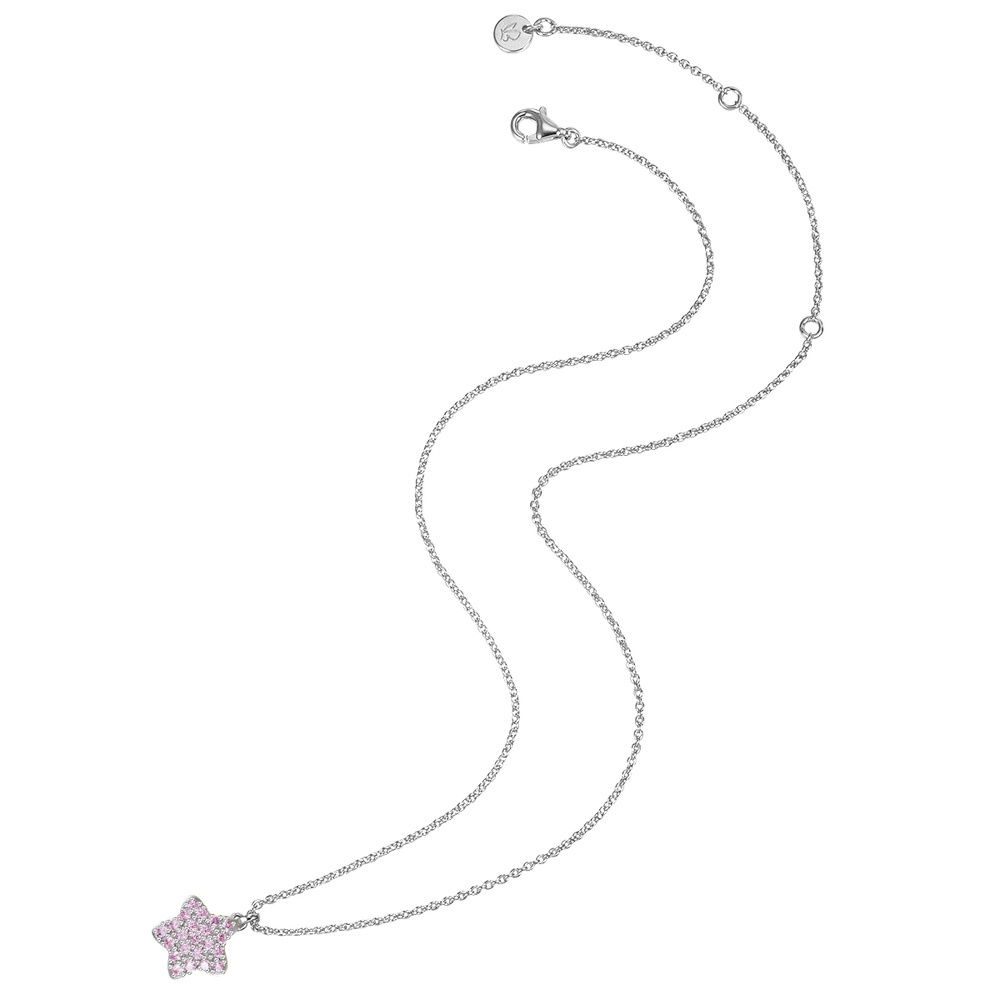 Glanzstücke München Collier en argent Étoilé Argent sterling Oxyde de zirconium (CZ) en Argent collier