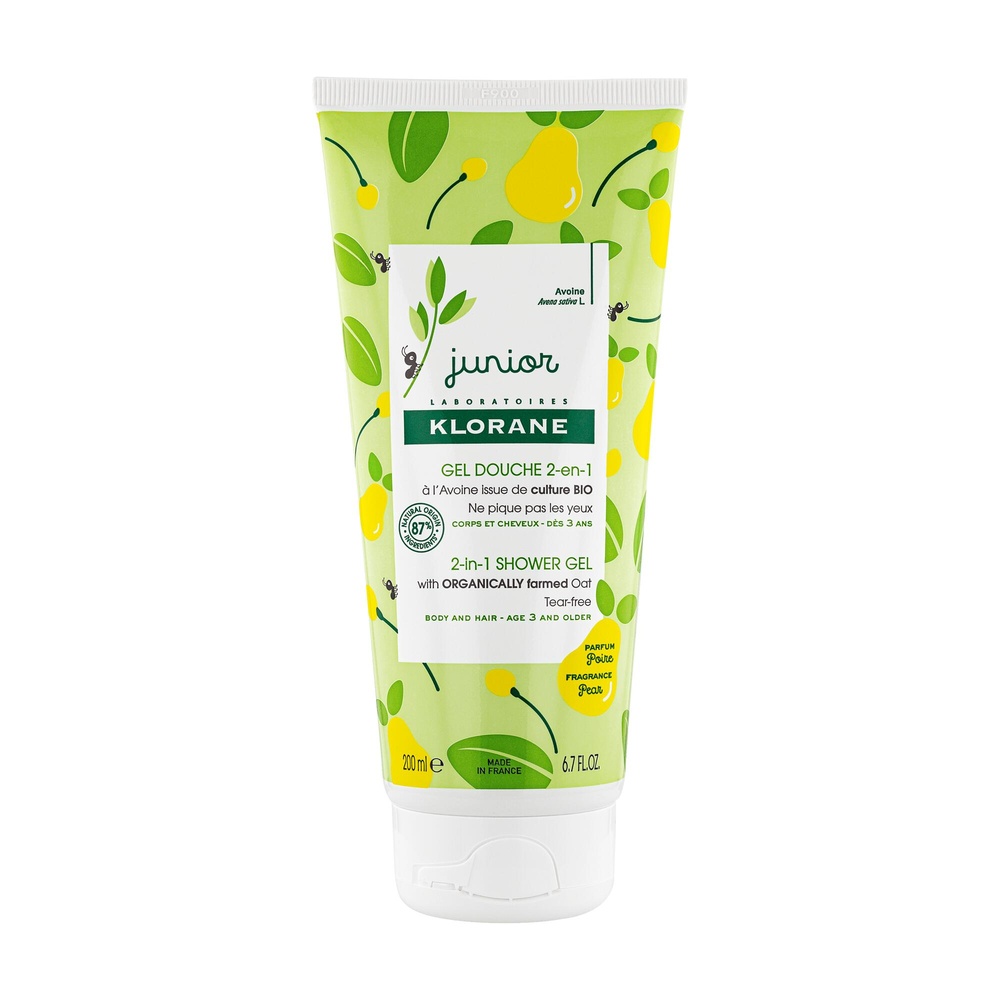 Klorane PETIT JUNIOR Gel corps cheveux Poire 200  ml Gel corps cheveux
