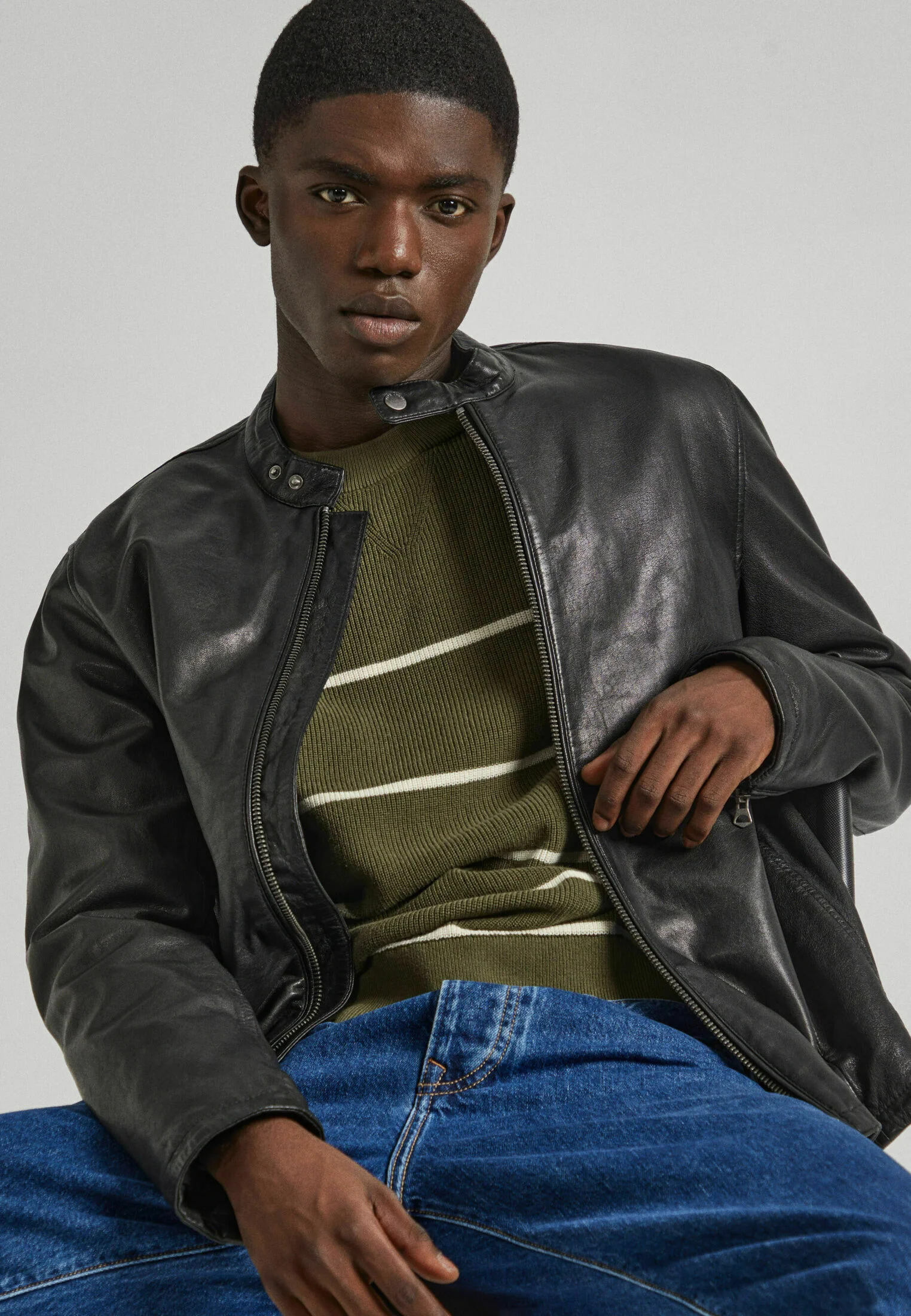 Chaqueta de cuero Pepe Jeans