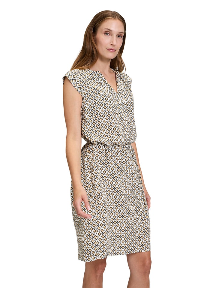 CARTOON Kleid in Weiß/ Gelb günstig kaufen