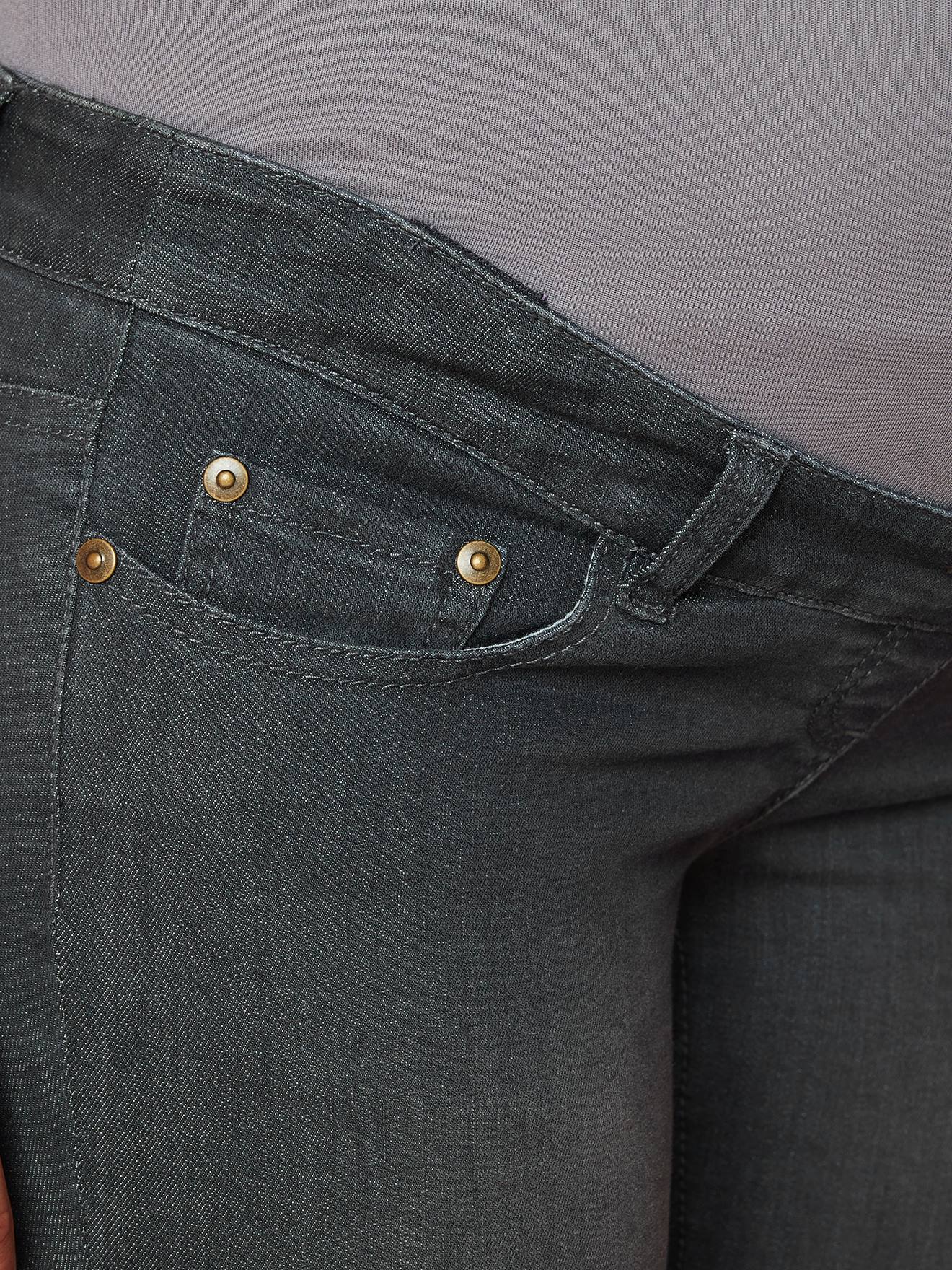 Vertbaudet Umstands Slim-Fit-Jeans, Schrittl. 78 cm - grau