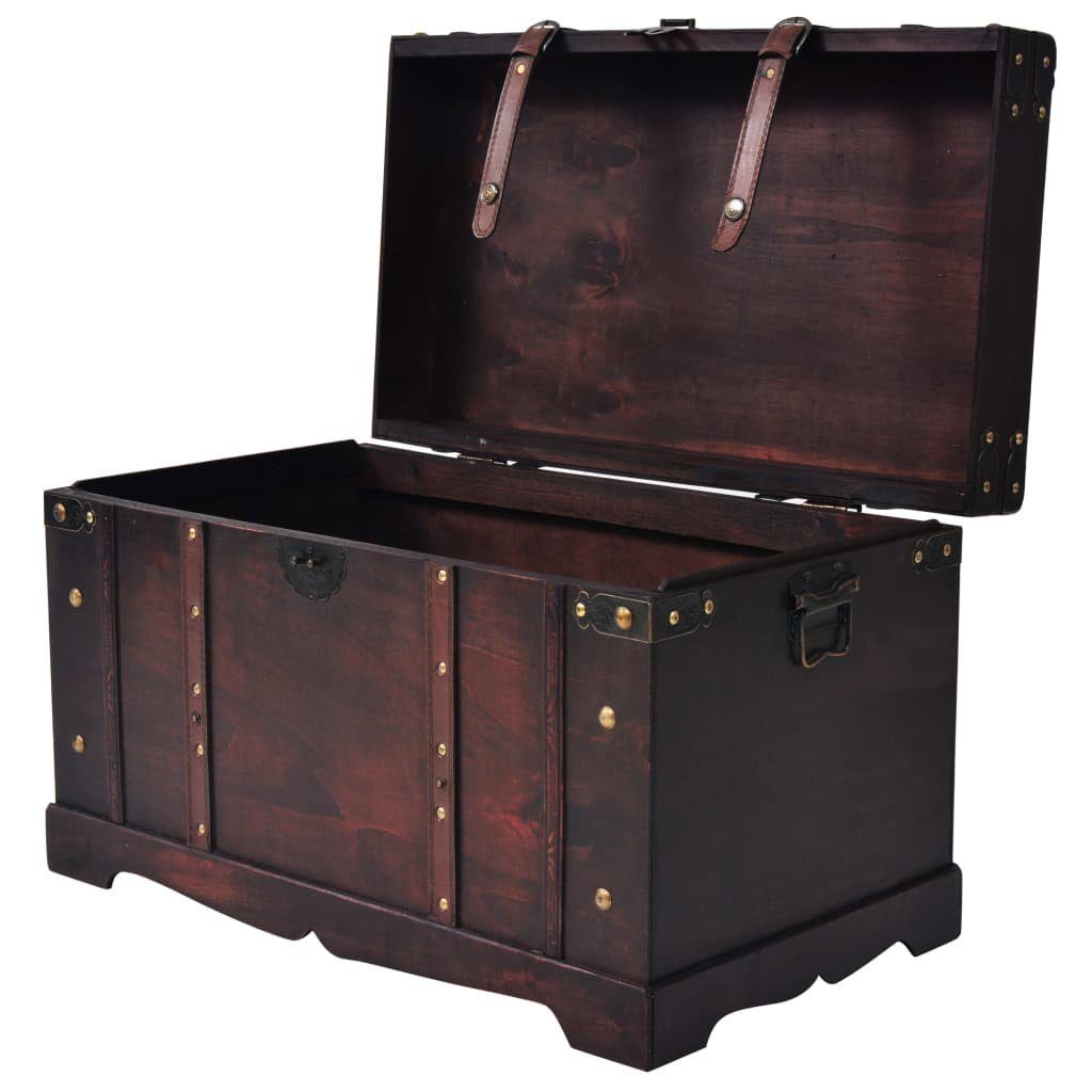 vidaXL Aufbewahrungsbox Vintage Schatztruhe Holz 66 x 38 x 40 cm