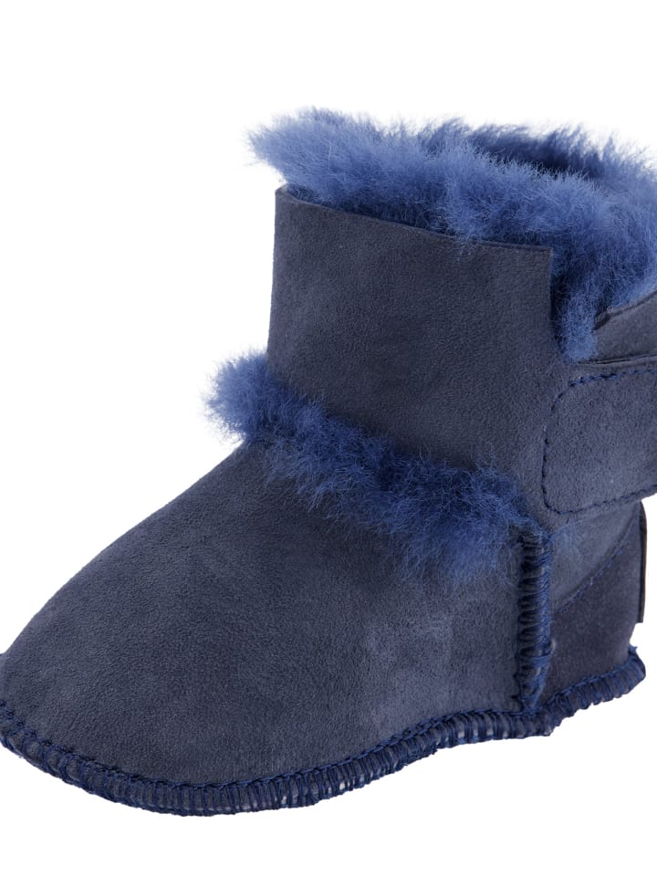 Warmbat Hausschuhe Hay Baby Bootie in Dark Navy günstig kaufen