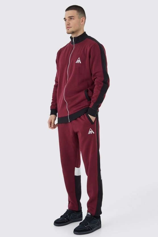 Tall Man Sweatshirt-Trainingsanzug mit Trichterkragen
