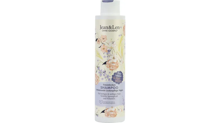 Jean&Len Shampoo Traumlocken Reiswasser & Acaibeere 300 ml