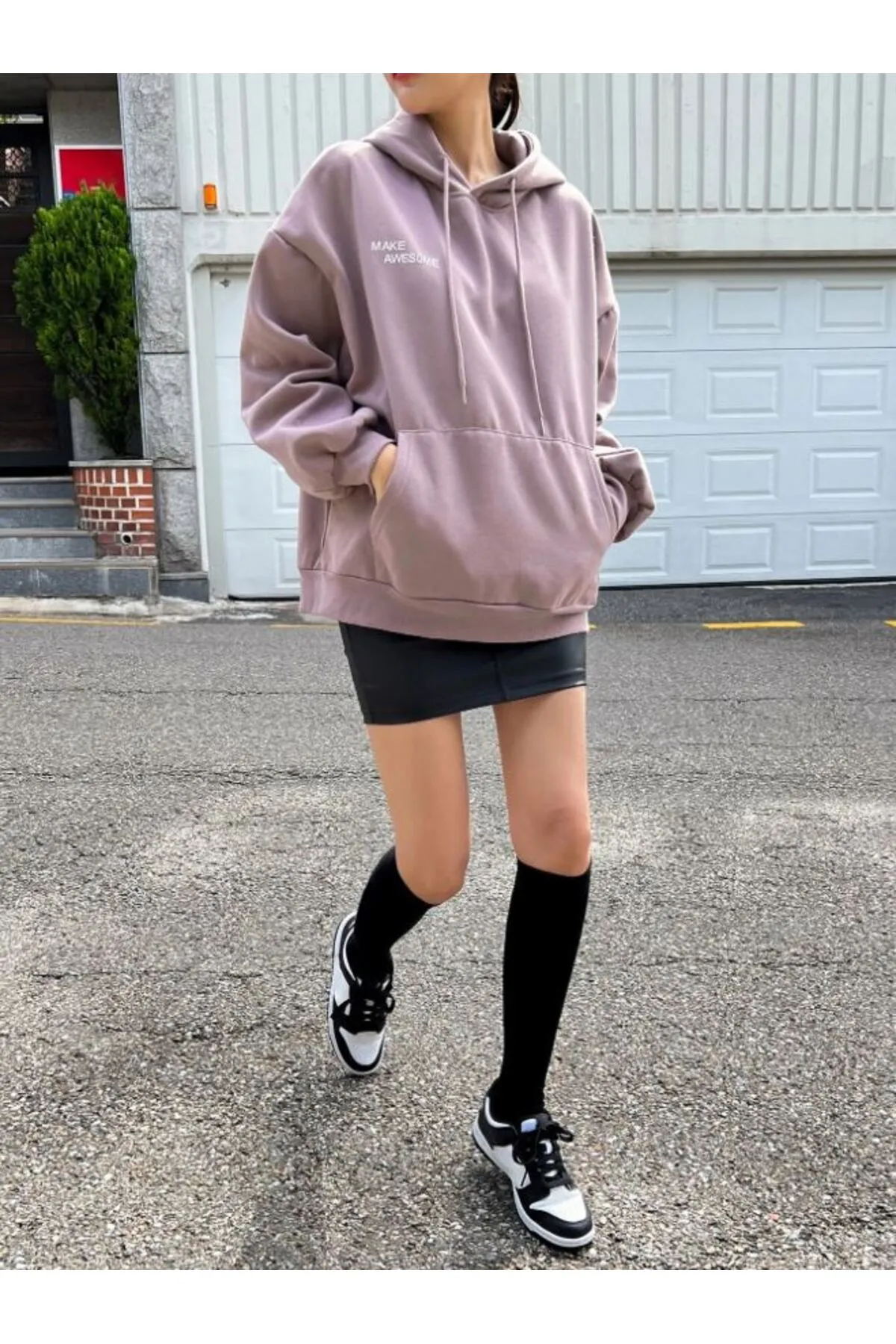 Know  Damen-Sweatshirt „Confidence“ mit Kapuze in Flieder und Lila
