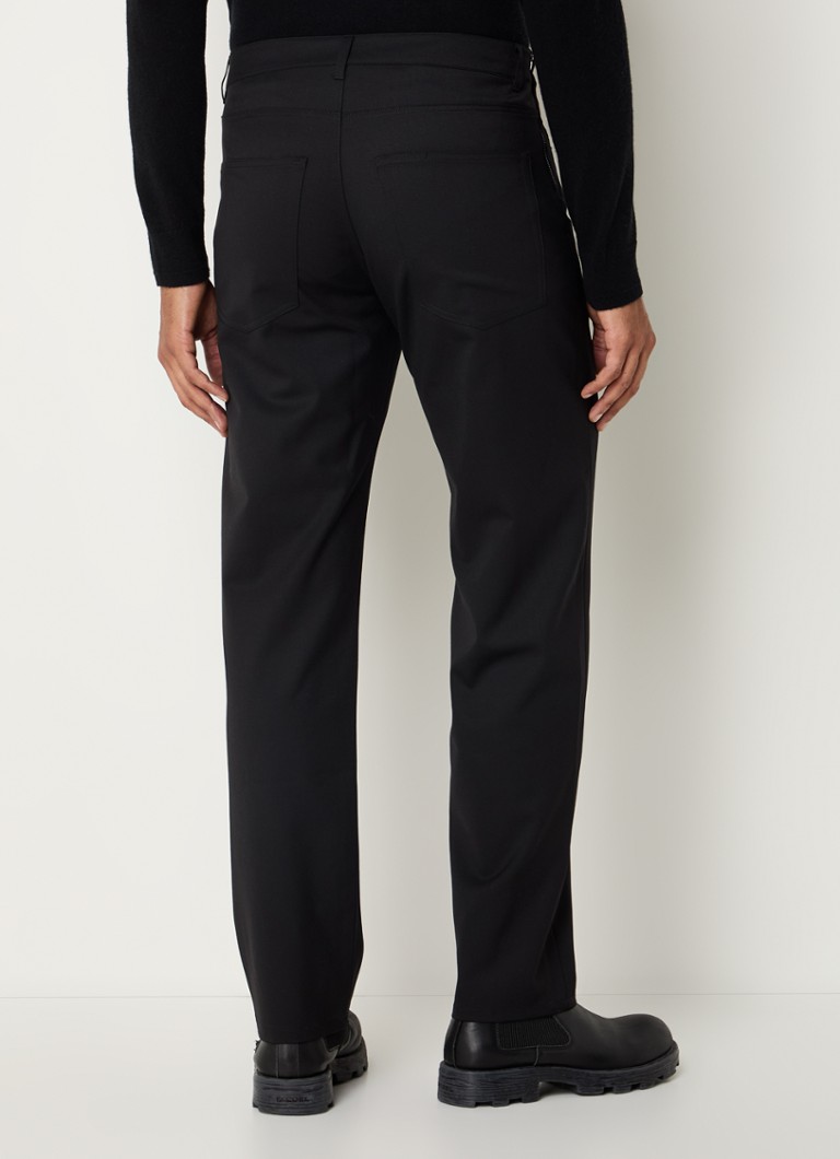 Diesel P-Dmax straight fit pants in woolblend with buckle