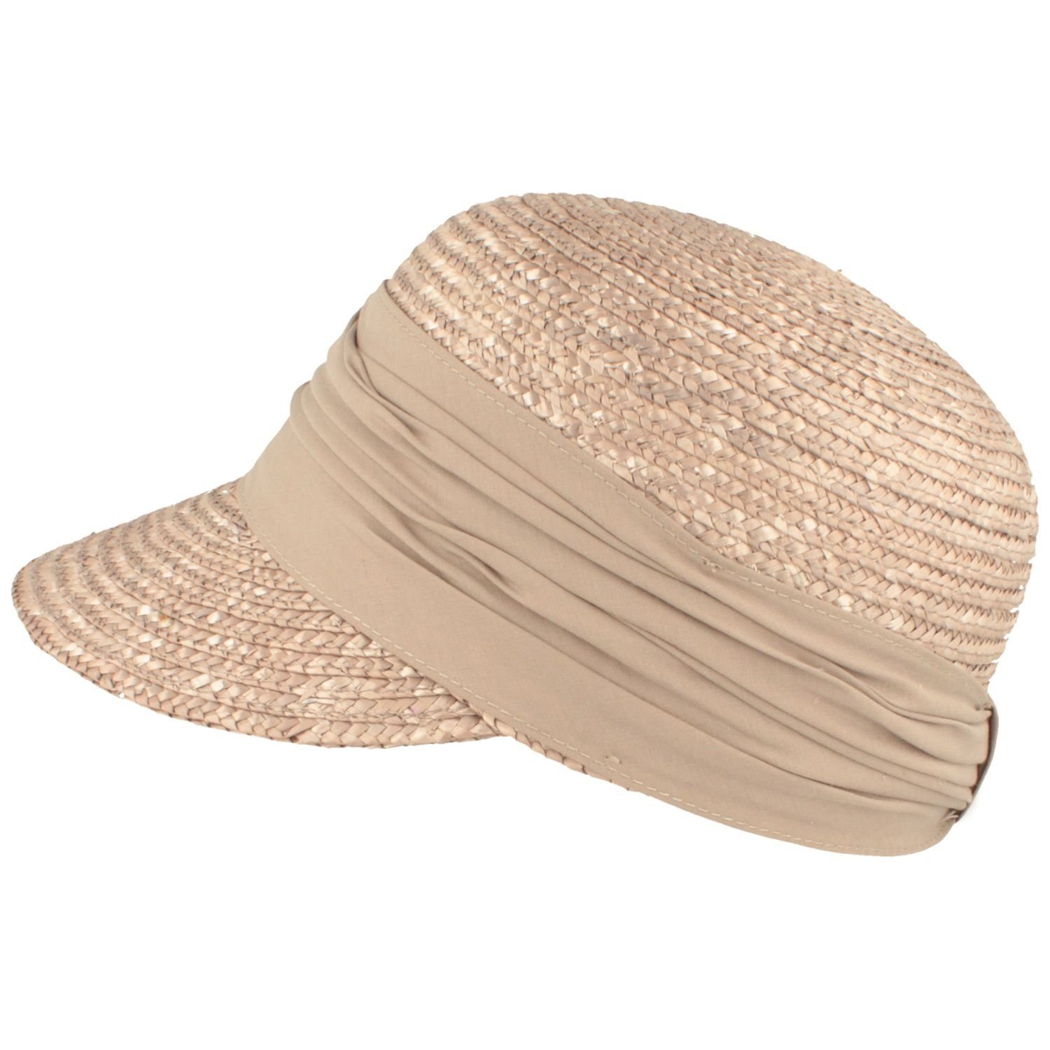 Seeberger Strohhut elegante Strohborten Cap mit UV Schutz 80