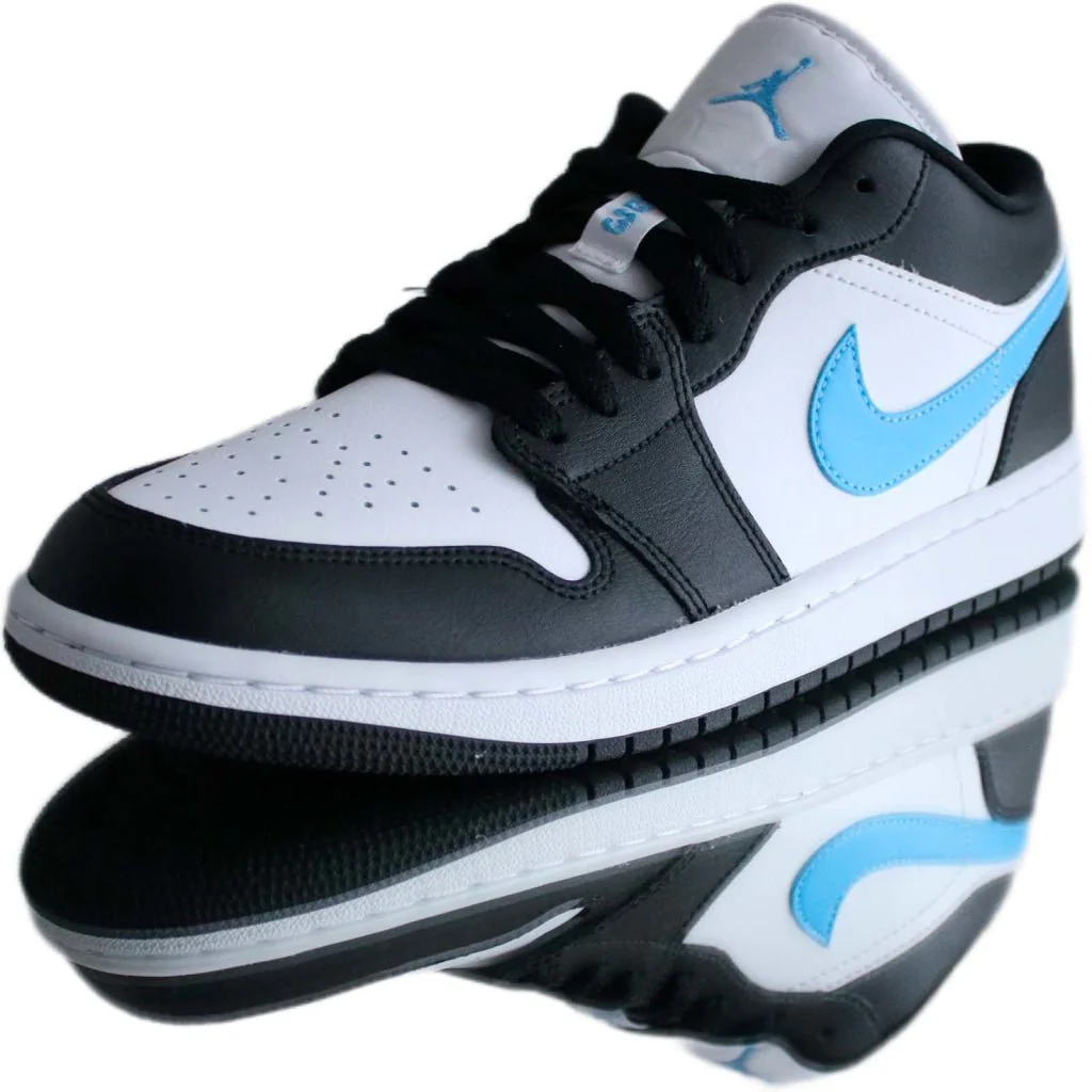 Jordan 1 Low Black University Blue White
