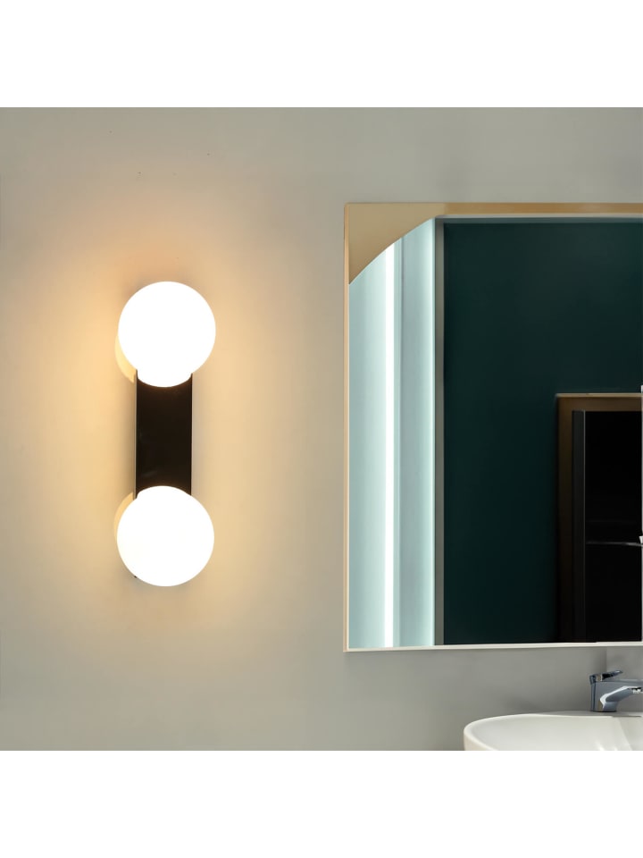 Licht-Erlebnisse Wandlampe in Chrom Weiß günstig kaufen onesize