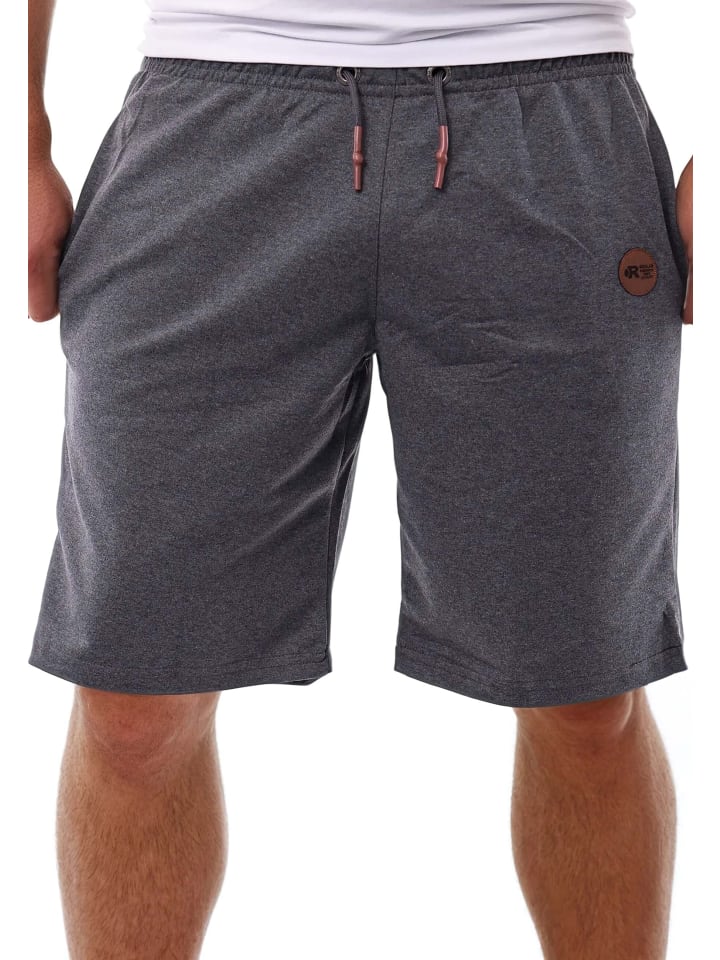RESLAD Jogginghose Sporthose mit Brandpatch in anthrazit günstig kaufen