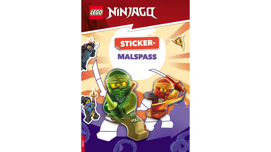 LEGO® NINJAGO® – Sticker-Malspass