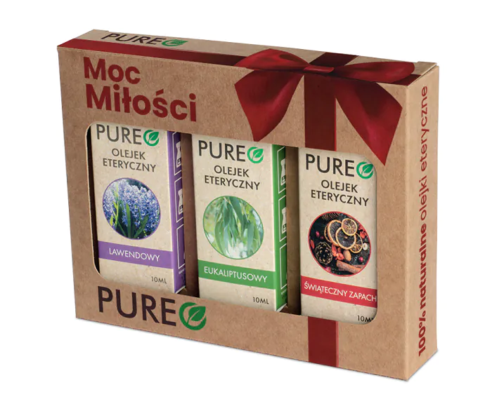Pureo Power of Love set ulja (lavanda + eukaliptus + svjež miris) 3x