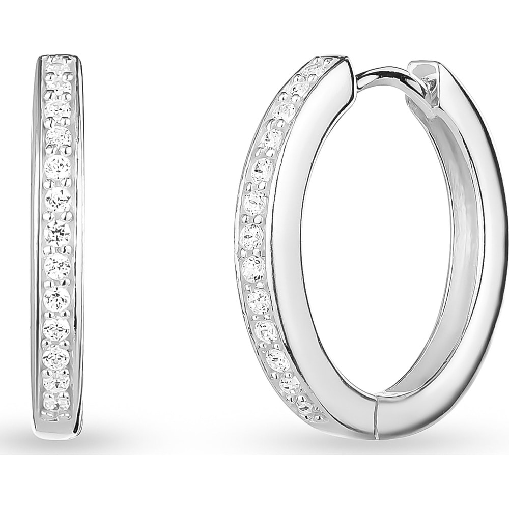 FAVS Créoles 925 Argent Boucles d'oreilles