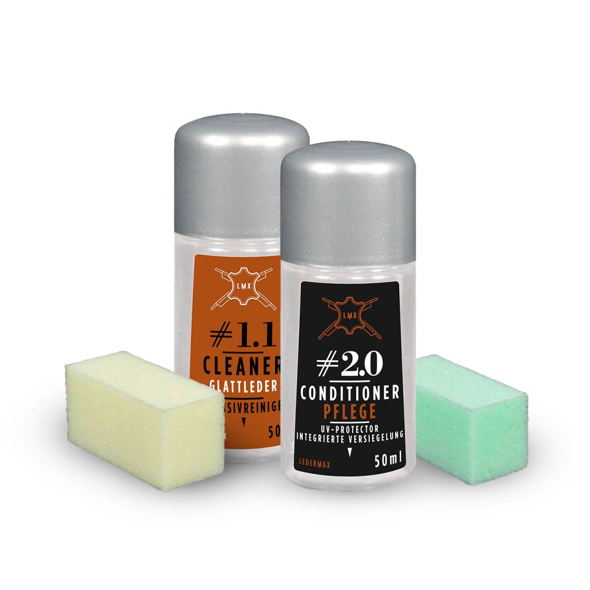 Ledermax Reinigungs- & Pflegeset stark/matt 50ml