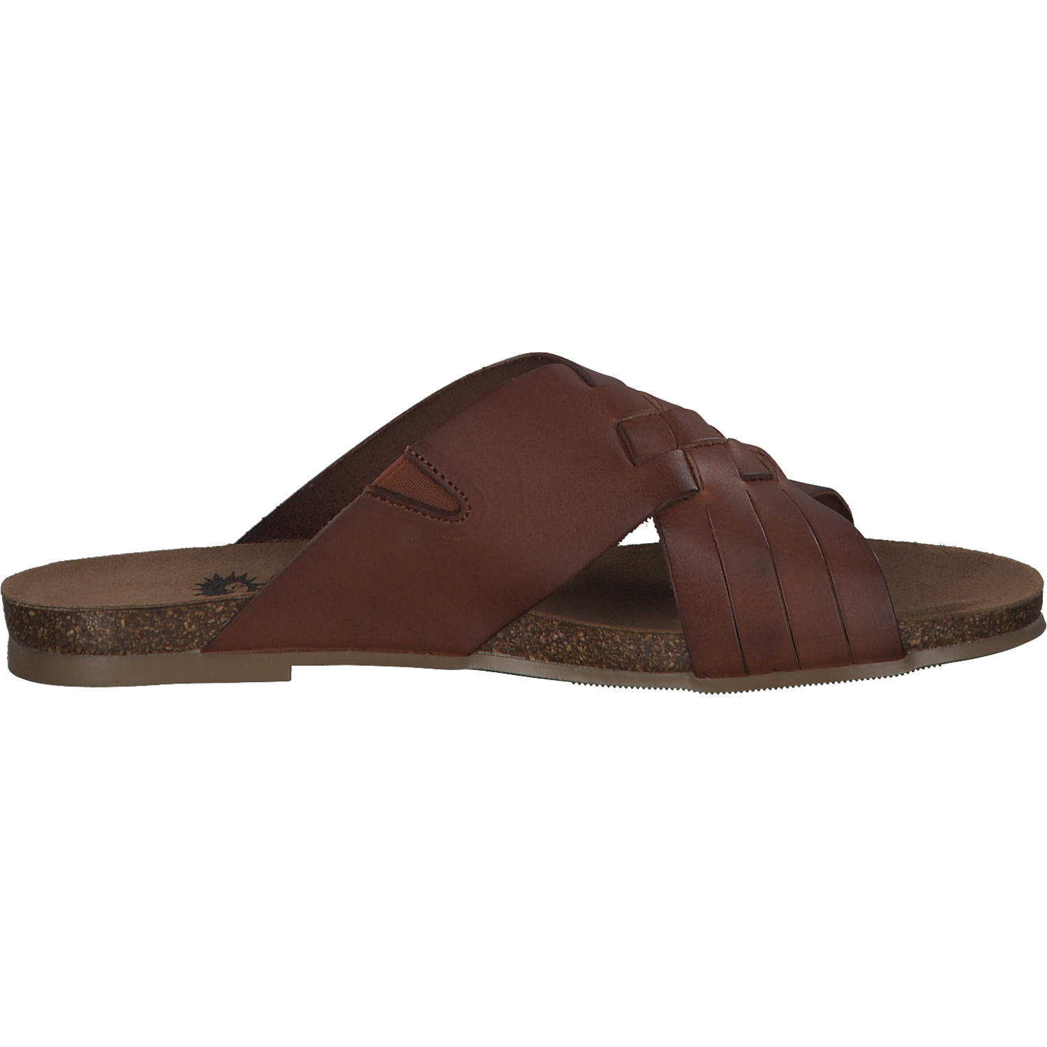 Cosmos Comfort 6106704, Plateau-Pantoletten, kastanie