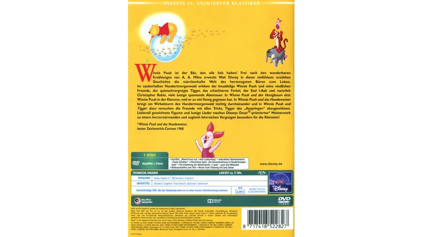 Die vielen Abenteuer von Winnie Puuh -  Classics