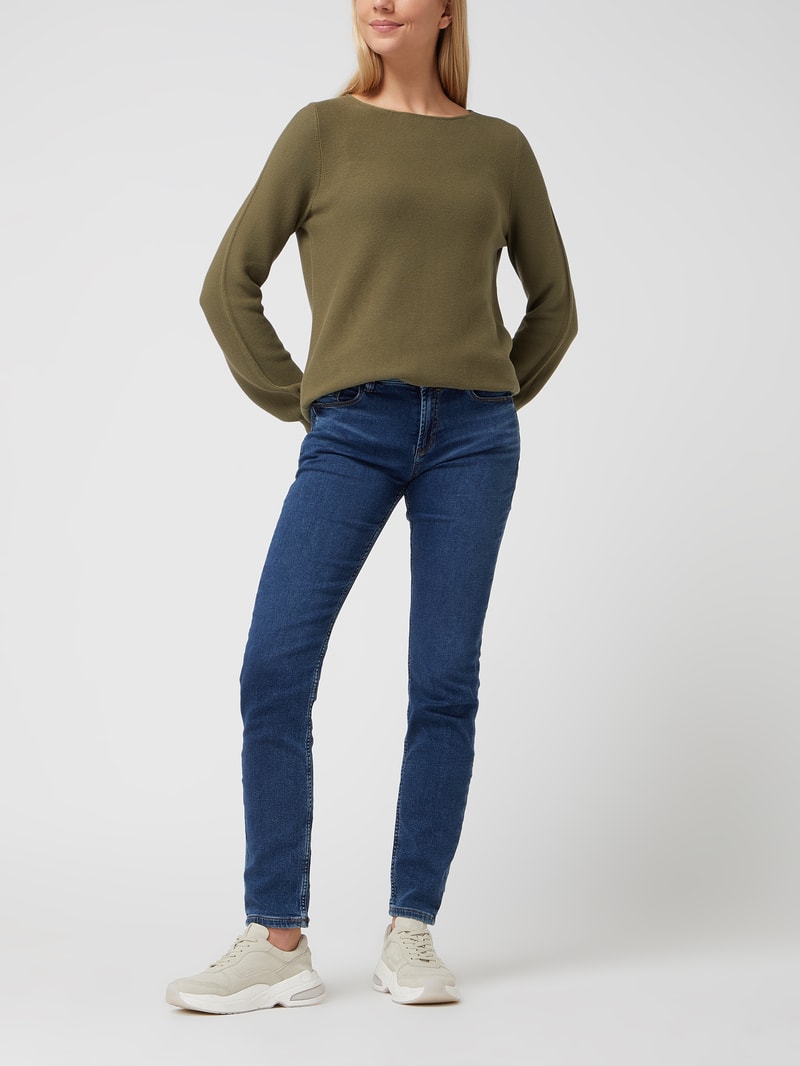 Slim Fit Jeans mit Stretch-Anteil in bleu