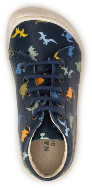 Naturino ~ Amur MidCut Schnürschuh ~ Dino blau