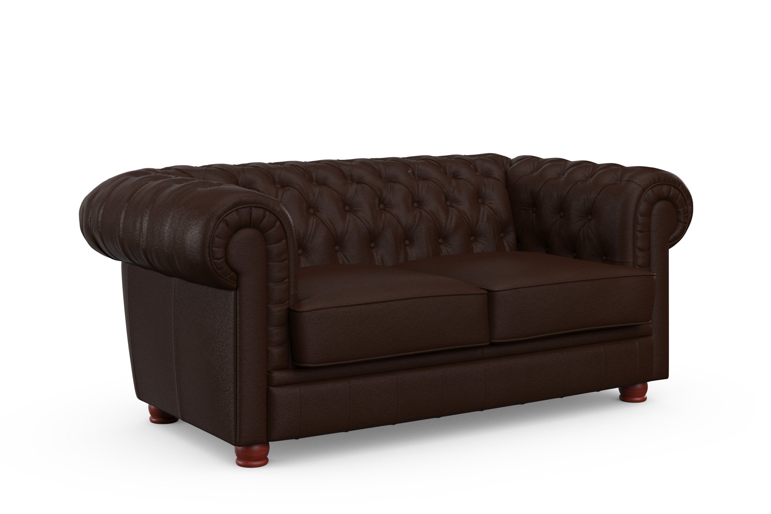 Max Winzer® Chesterfield-Sofa Kent, 2-Sitzer mit edler Knopfheftung, Breite 175 cm