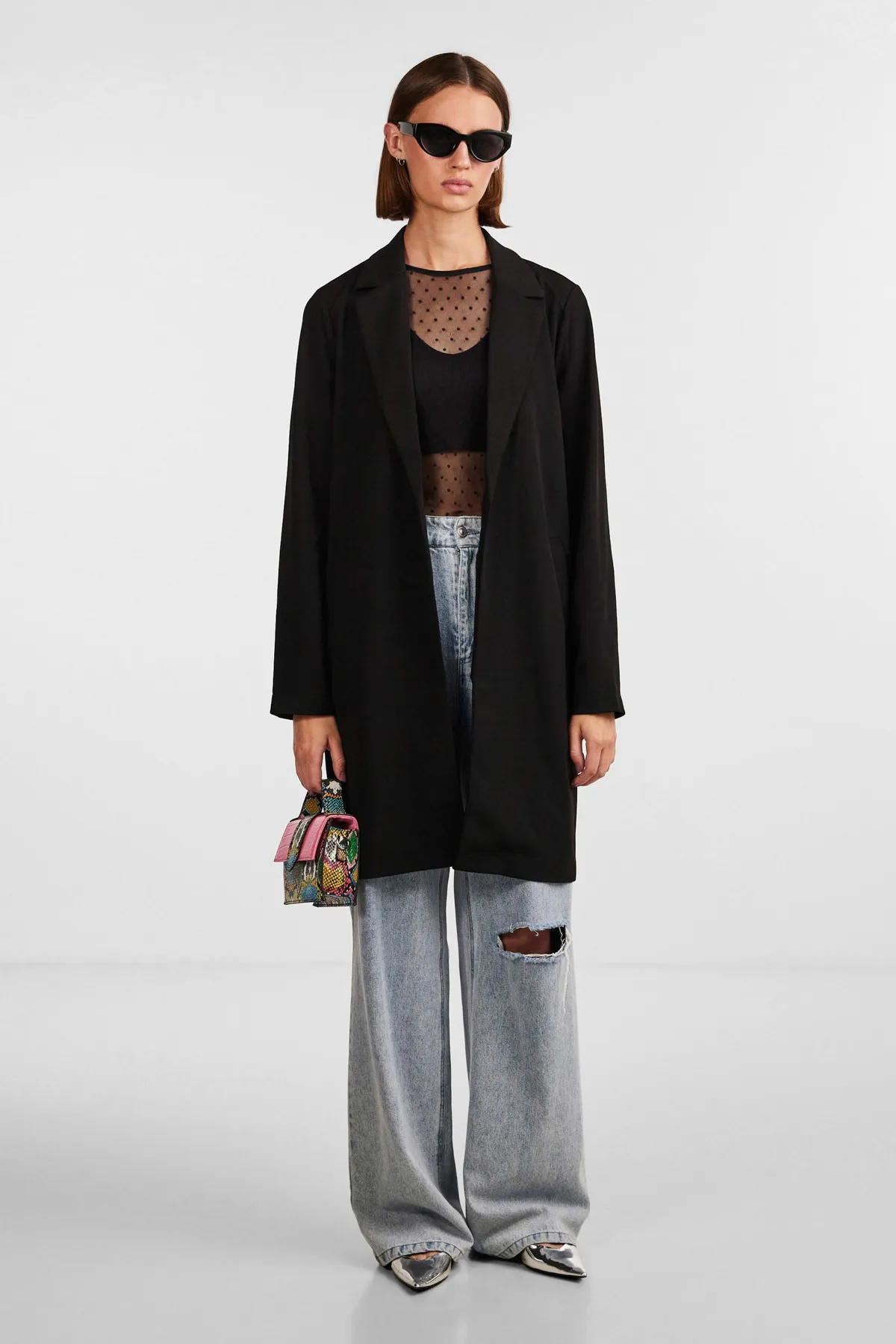 PIECES  Blazer - Schwarz - Regular Fit