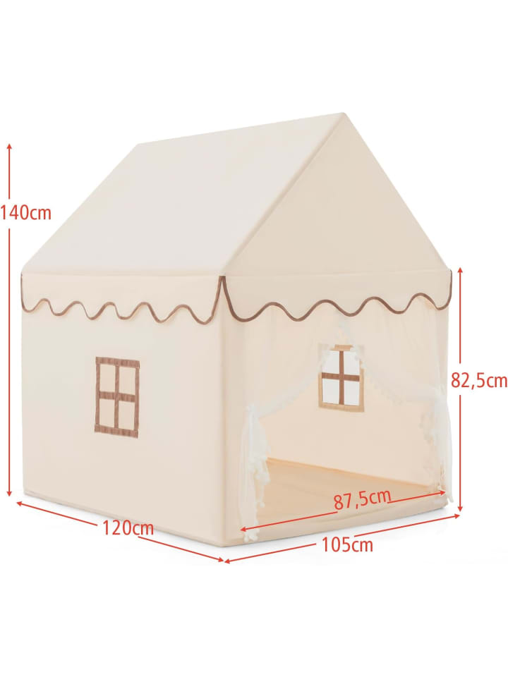 COSTWAY Spielhaus in Beige günstig kaufen 120 cm
