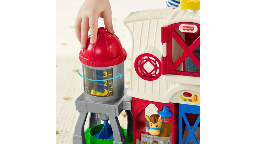 Fisher-Price Little People Bauernhof inkl. Figuren, Kleinkind Spielzeug