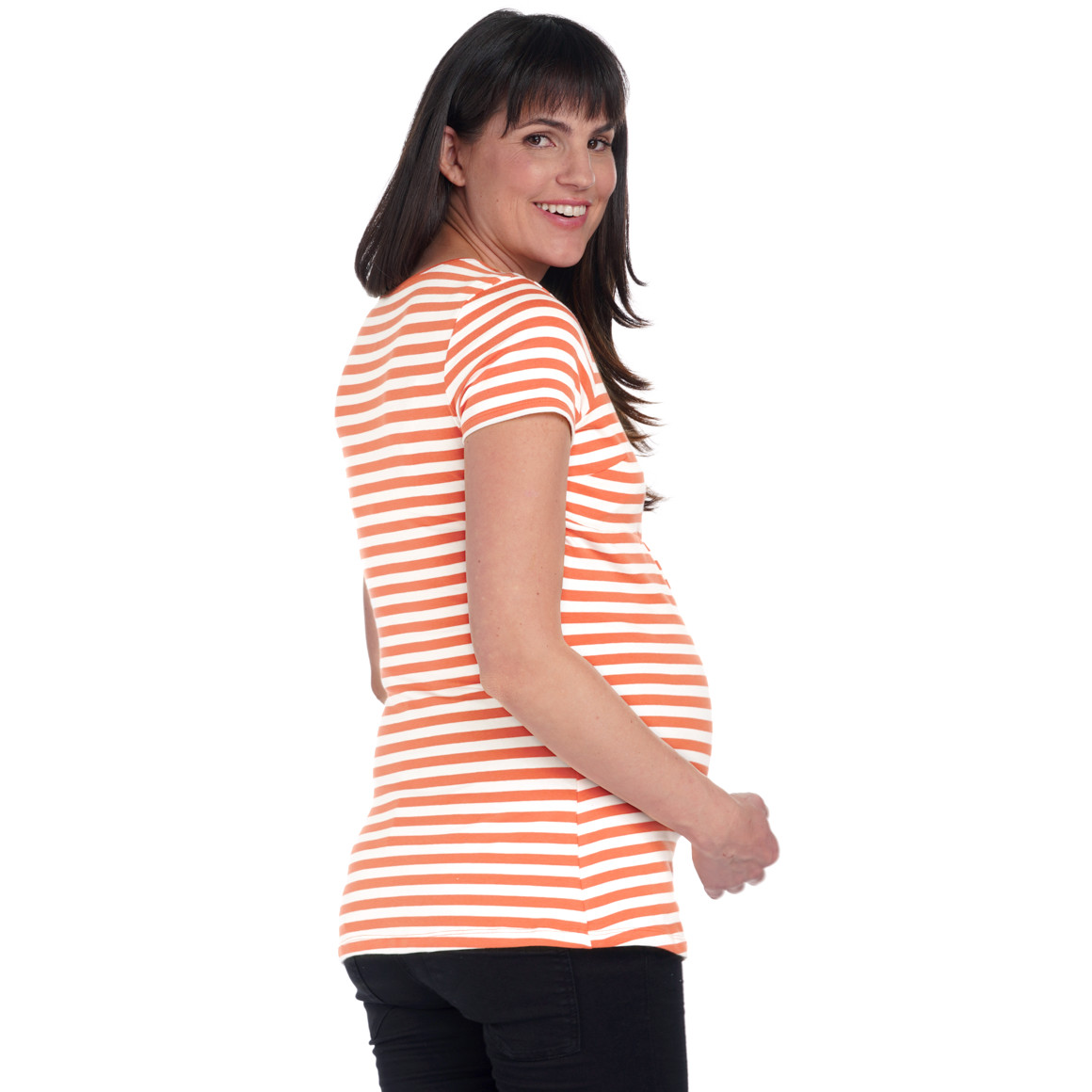 3 Damen Umstands-T-Shirts aus Bio-Baumwolle