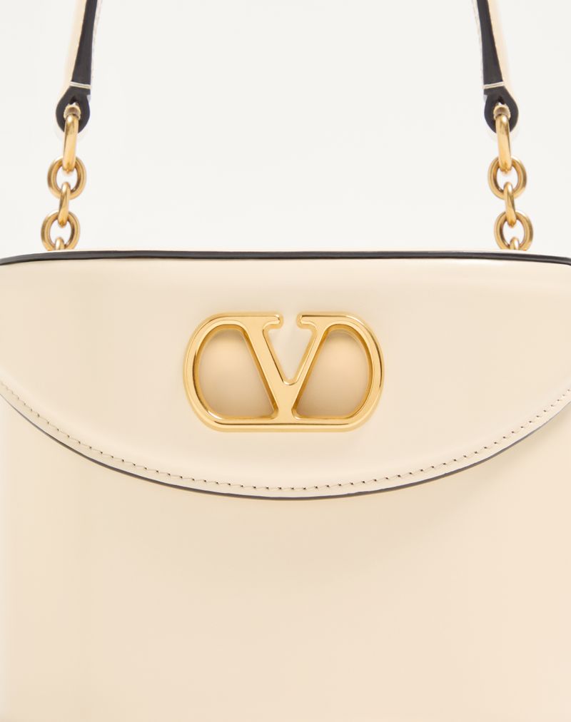Valentino Garavani Vain Vanity-taske i skinnende kalveskind