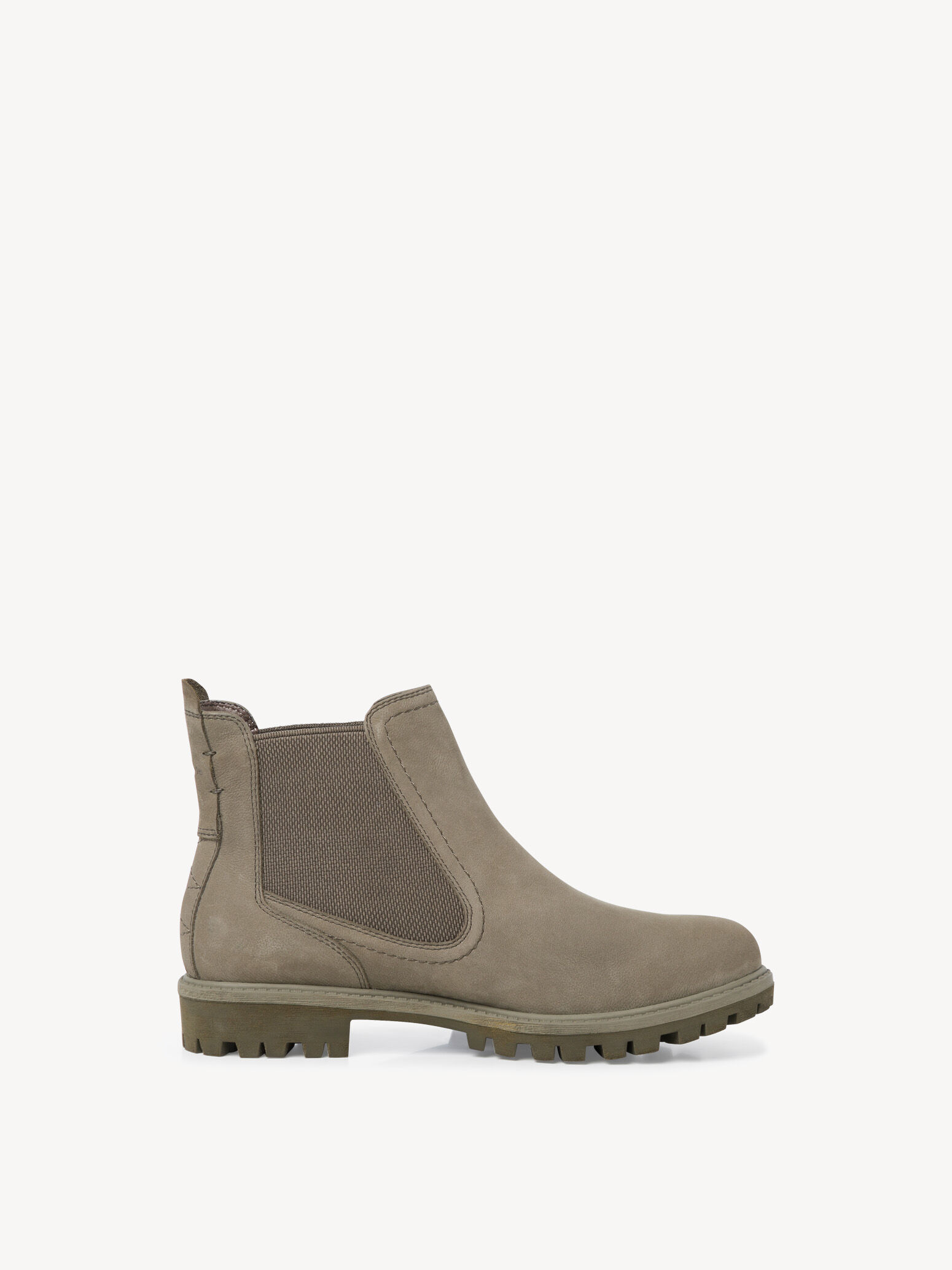 Bottine Chelsea en cuir - vert
